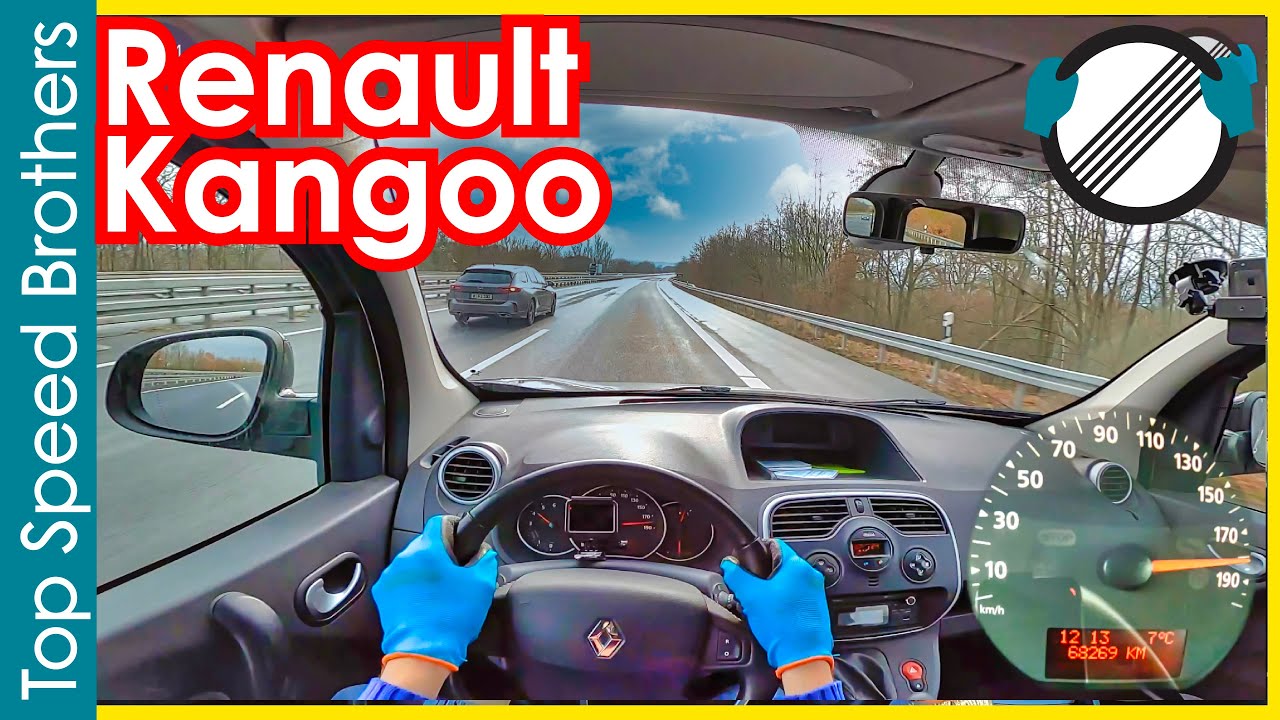 Renault Kangoo 2 1.2 TCe 115HP (2017) AUTOBAHN POV TOP SPEED 🚀