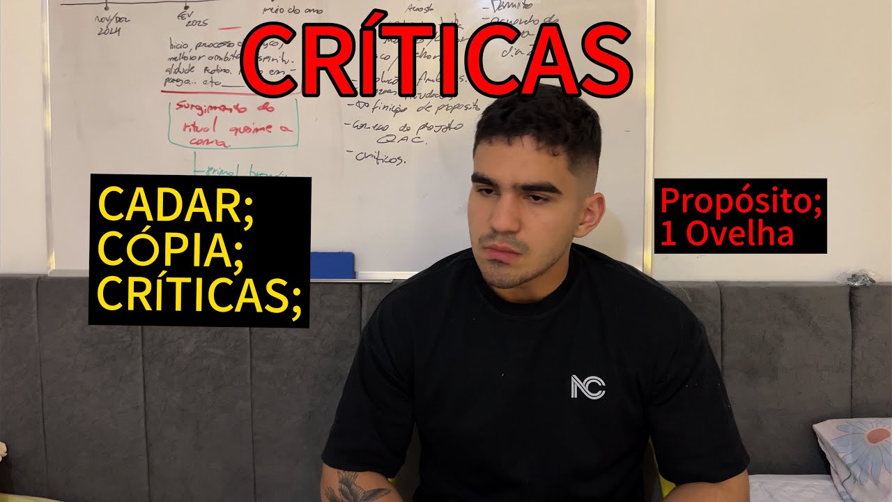 QAC7 | EU COPIO O CADAR - COMO LIDAR COM CRÍTICAS; MEU PROPÓSITO; OVELHA PERDIDA