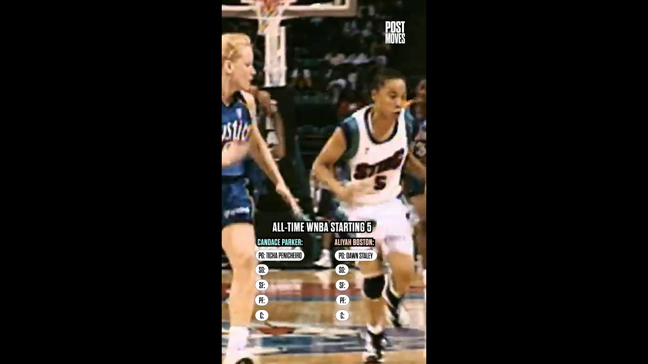 Aliyah Boston & Candace Parker list their all-time starting five of WNBA players 🤩🤩