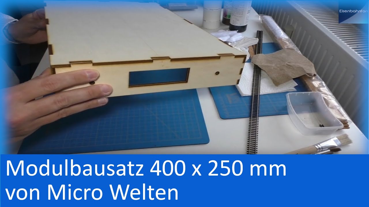 Bauanleitung Micro Welten Modulbausatz 400 x 250 f&uuml;r z.B Dioramen