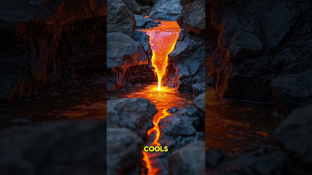 Lava  Solidification of molten rock #Lava #Volcano #MoltenRock #Solidification #Geology