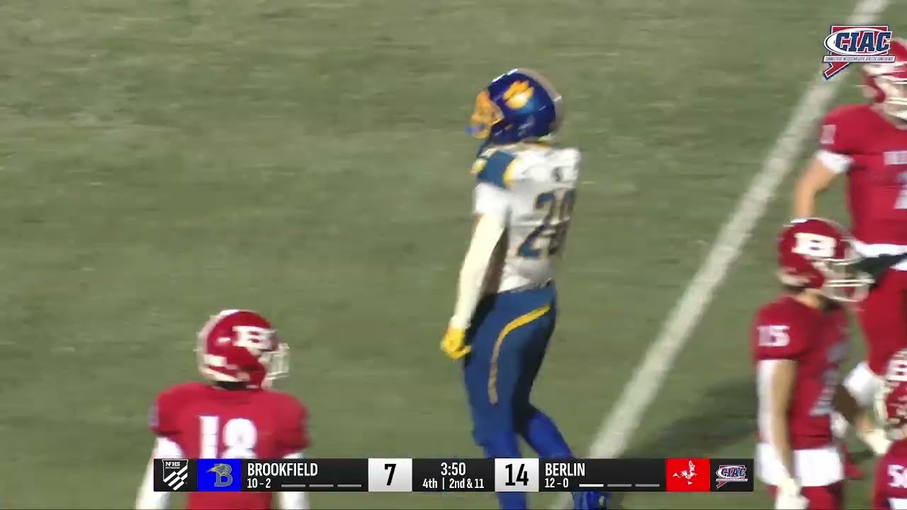 Class M State Football Championship Berlin 20 Brookfield 15