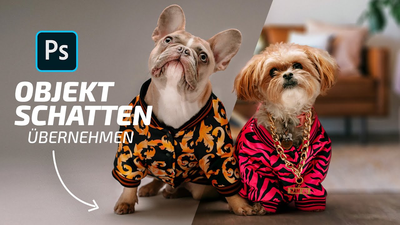 Reale Schatten von Objekten freistellen & woanders einfügen in Photoshop Grundlagen [deutsch]