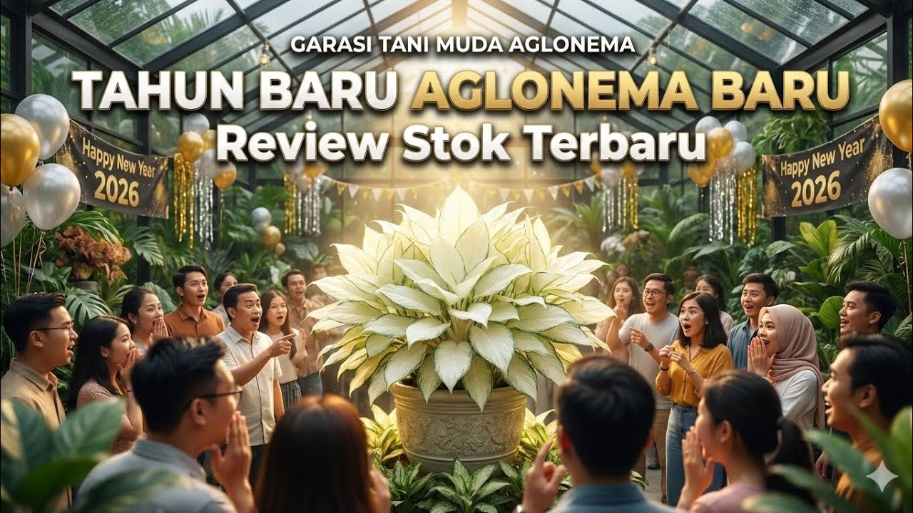 TAHUN BARU AGLONEMA BARU || review stok terbaru garasi tani muda #plants #review 