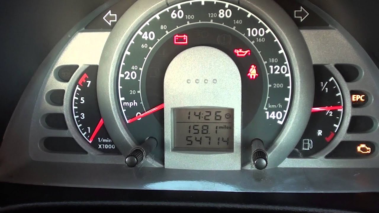 VW Fox Dash Warning Lights At Engine Start