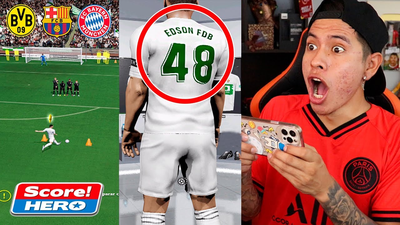 MI EPIC HISTORIA EMPIEZA EN ESTE JUEGO DE FÚTBOL 😱 *Parece MODO CARRERA* SCORE HERO