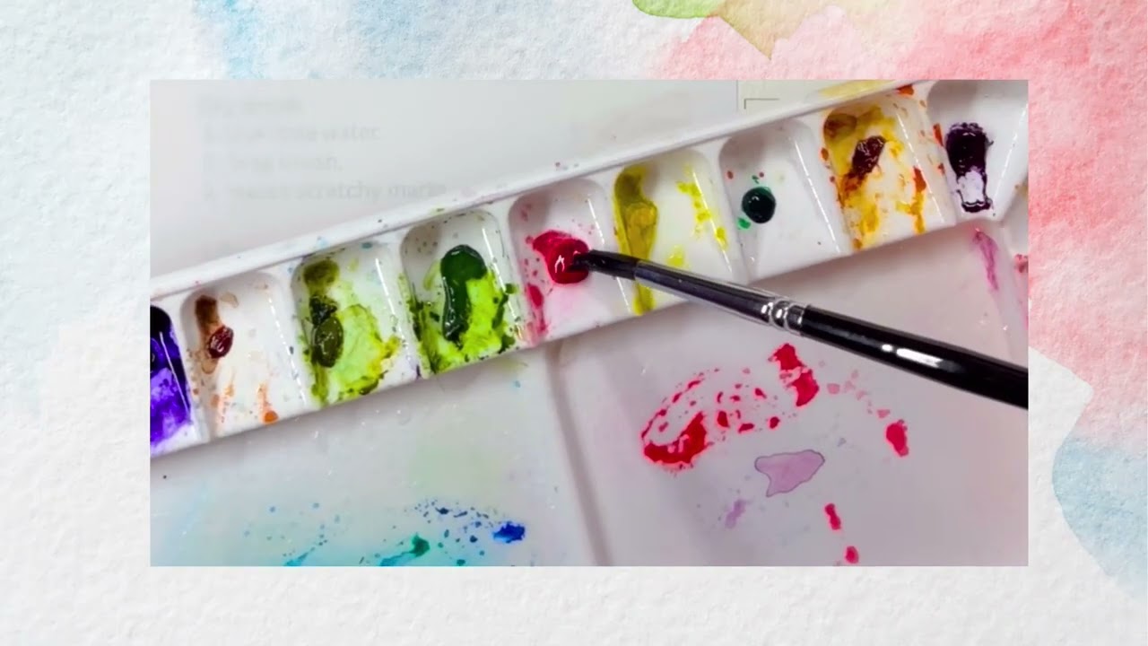 Easy Watercolor Techniques -Guided Watercolor Painting Tutorial