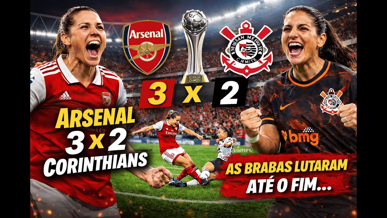 “Levei minha Tia pra ver a final do Mundial de clubs Feminino” Corinthianns x Arsenal! #corinthians