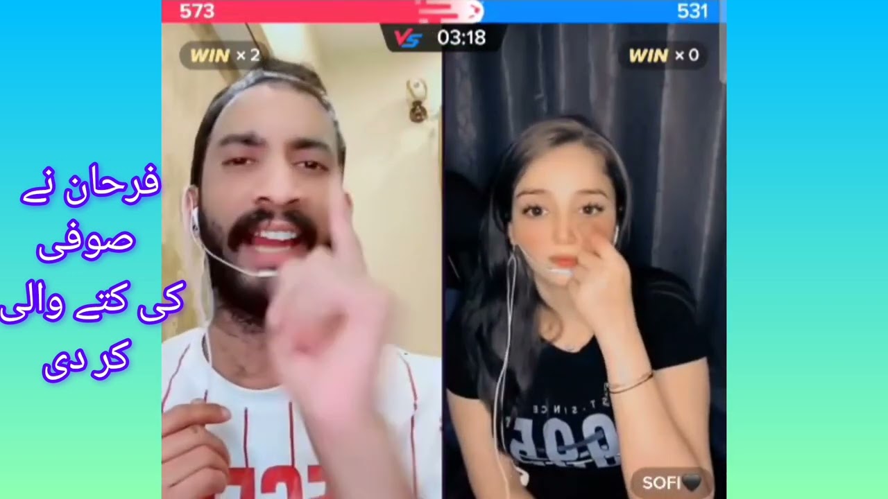 Farhan Baba Vs Sofi Jugat Bazi in Tiktok#viral #tiktokvideo #livetiktok