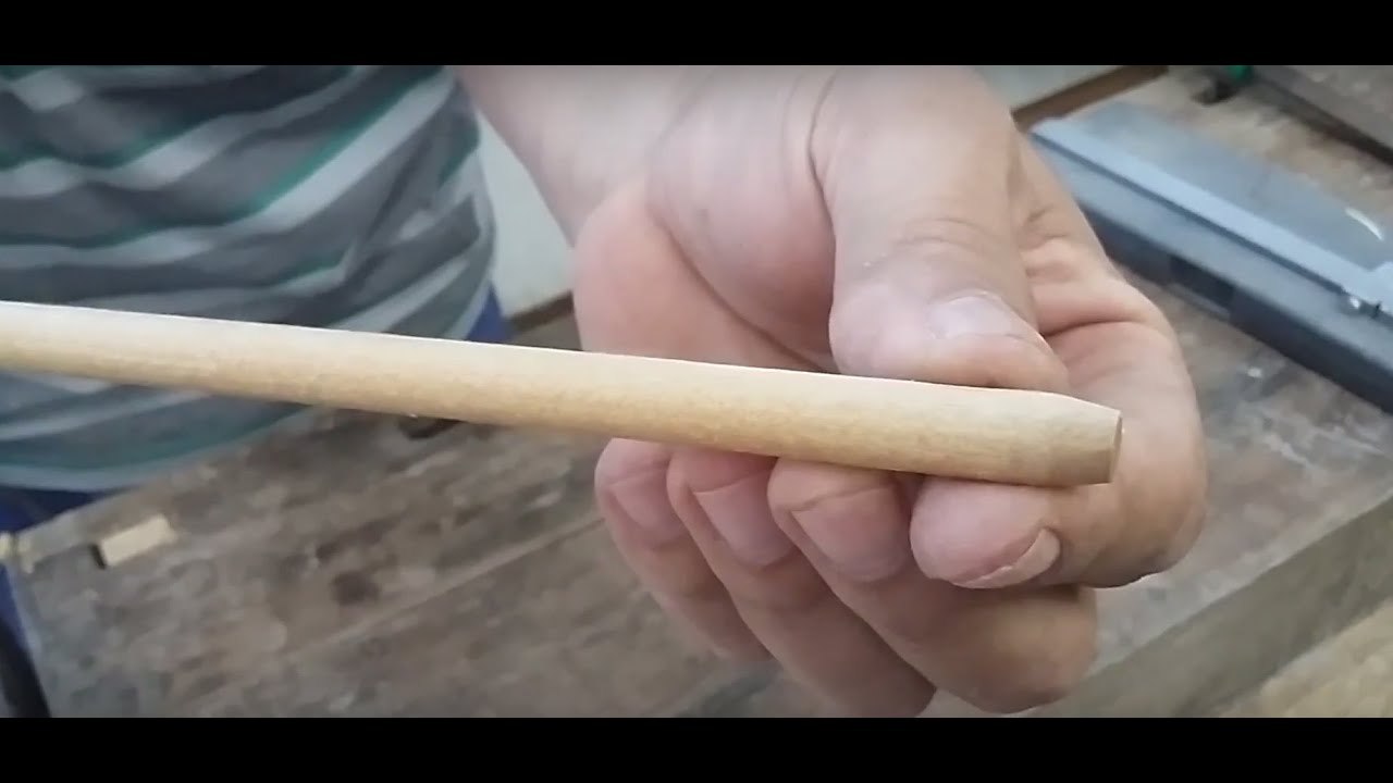 Como fazer cavilha de madeiras com uma porca!