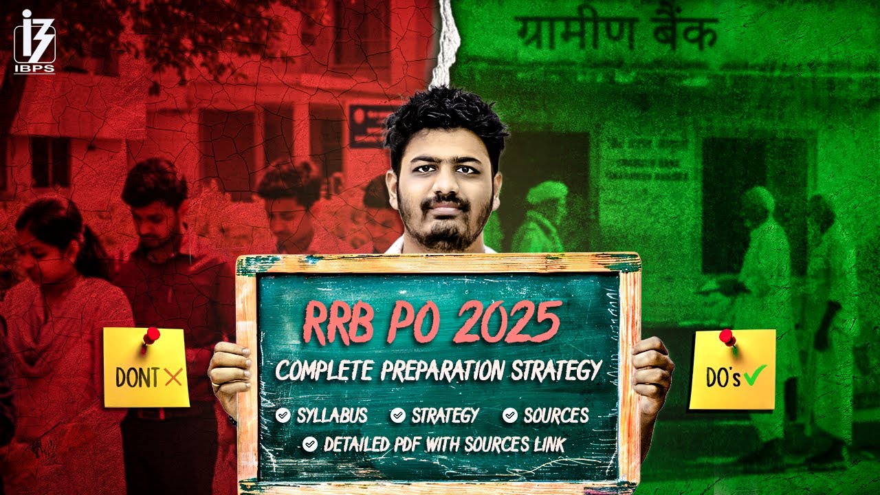 RRB PO PREPARATION 2025 | DETAILED GUIDANCE WITH PDF