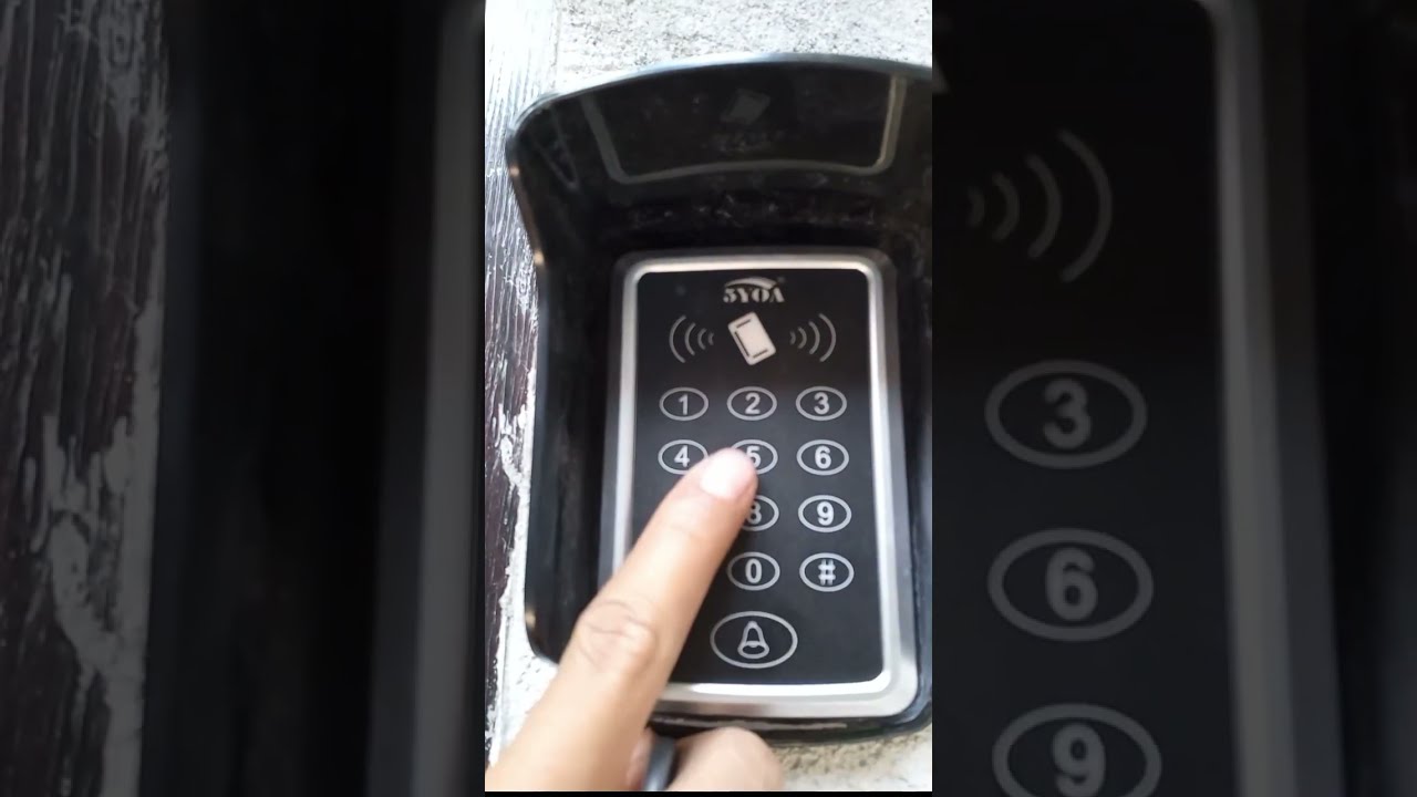 5YOA rf door access installation