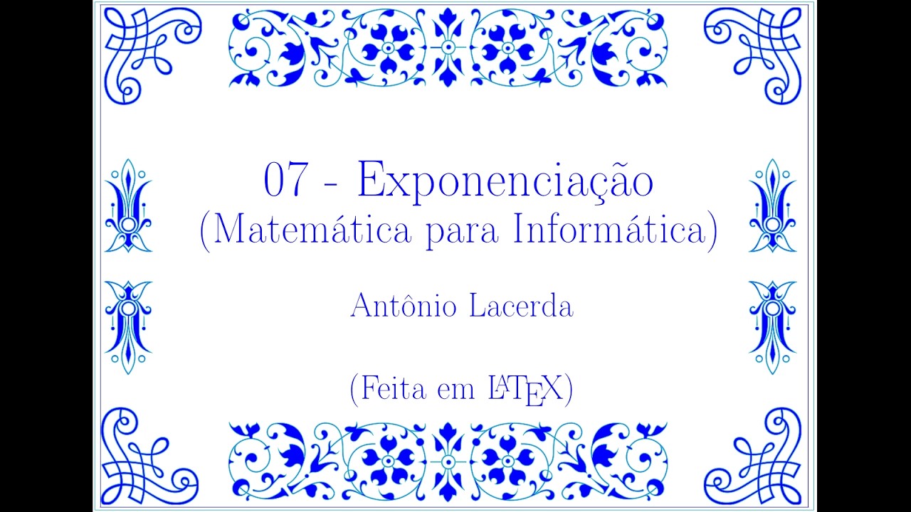 (MPI)(07) Exponenciação (parte I)