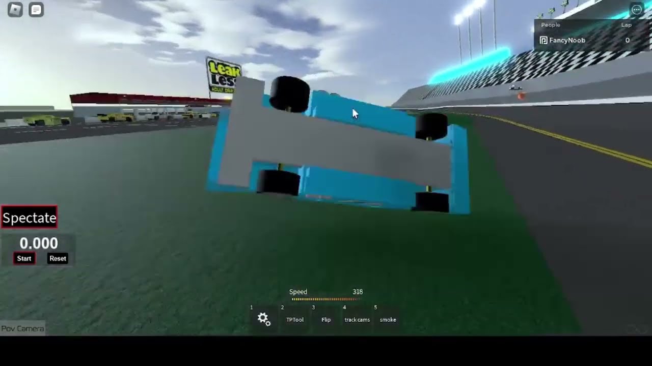 Pixar Cars The Kings Crash In Roblox (Remastered)