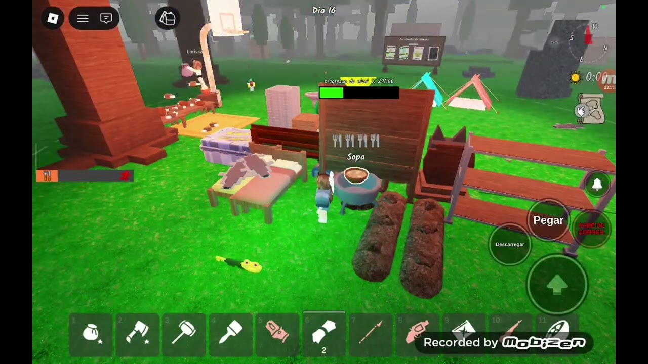 Jogando 99 noite na floresta com a minha BFF e meu tio 