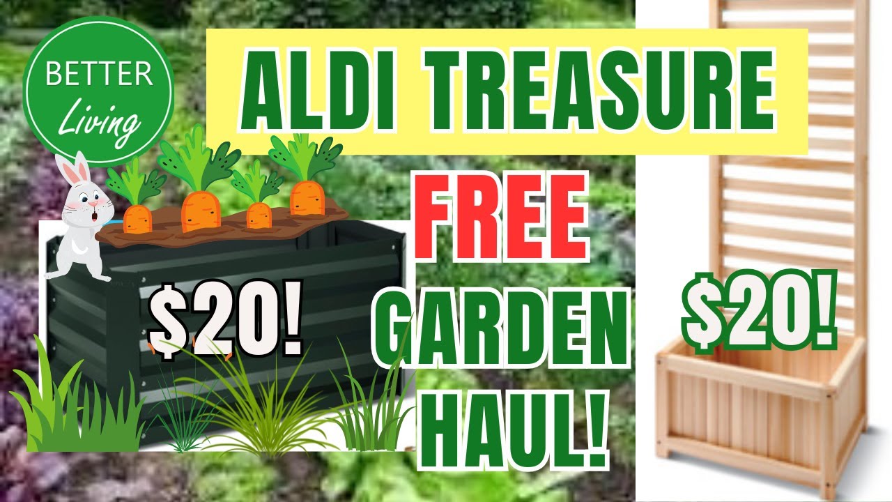 Metal Garden Beds // Wood Planter & Trellis // FREE Garden Finds!
