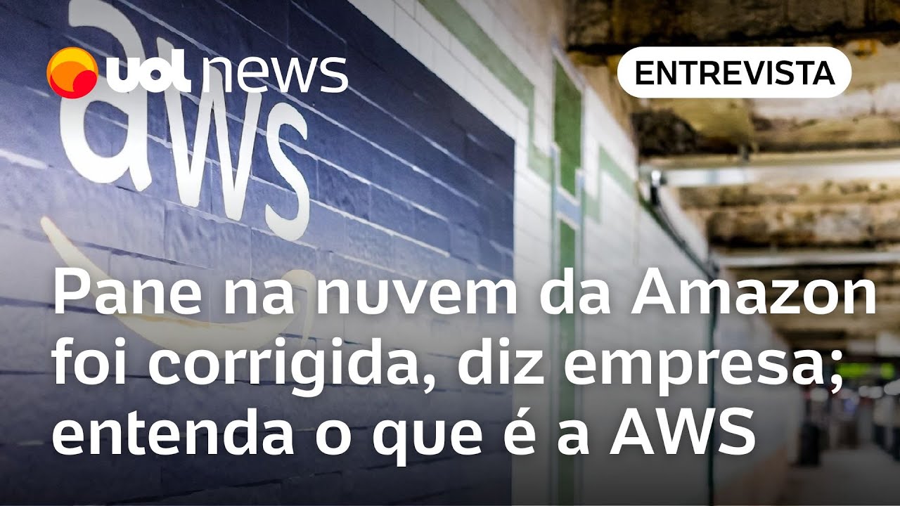 Pane na nuvem da Amazon foi corrigida, diz empresa; especialista explica o que é a AWS
