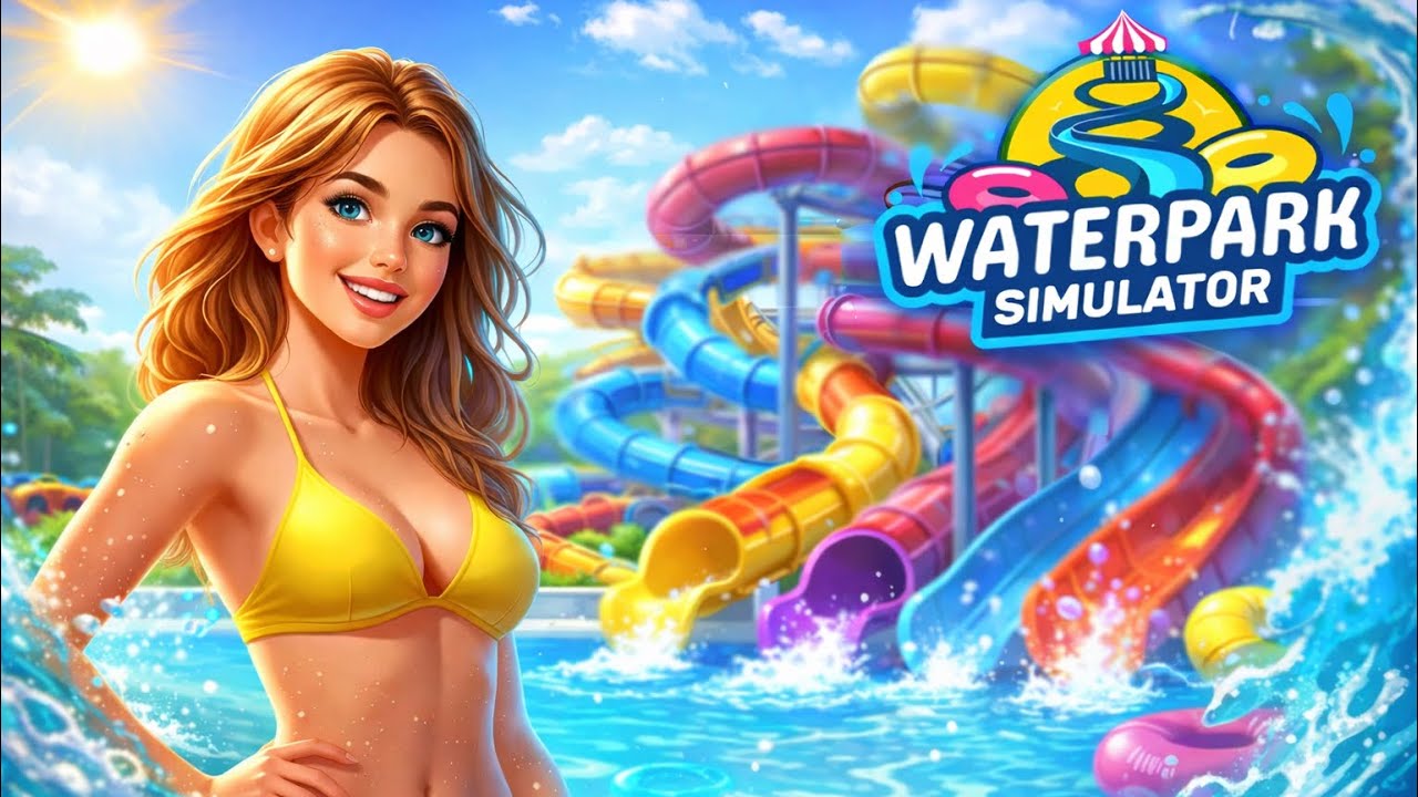 Строим собственный аквапарк — Waterpark Simulator