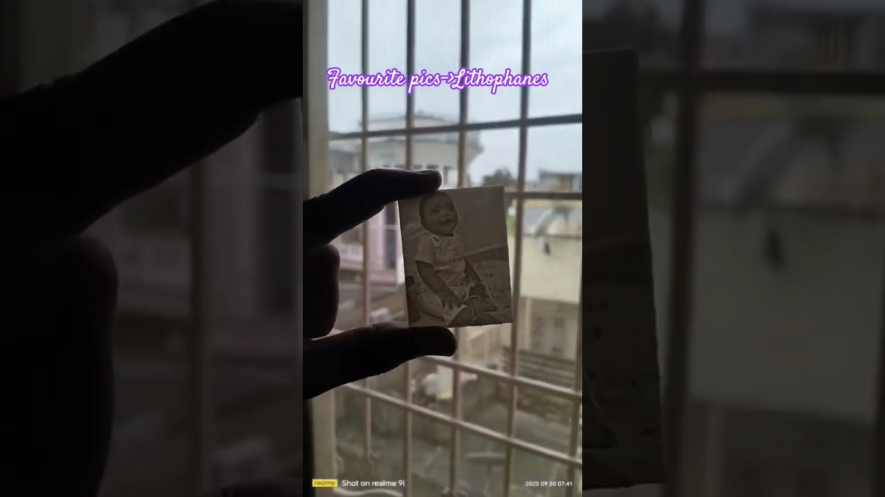 Turn your favourite moments into Lithophane frames. #baby #3dprinting #lithophane