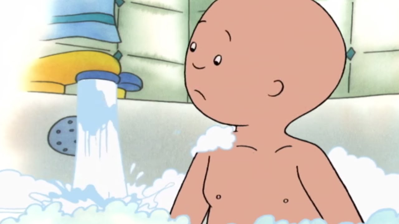 Funny Animated cartoon for Kids | Cartoon Caillou | Caillou has a bath | Full Cartoon Movie