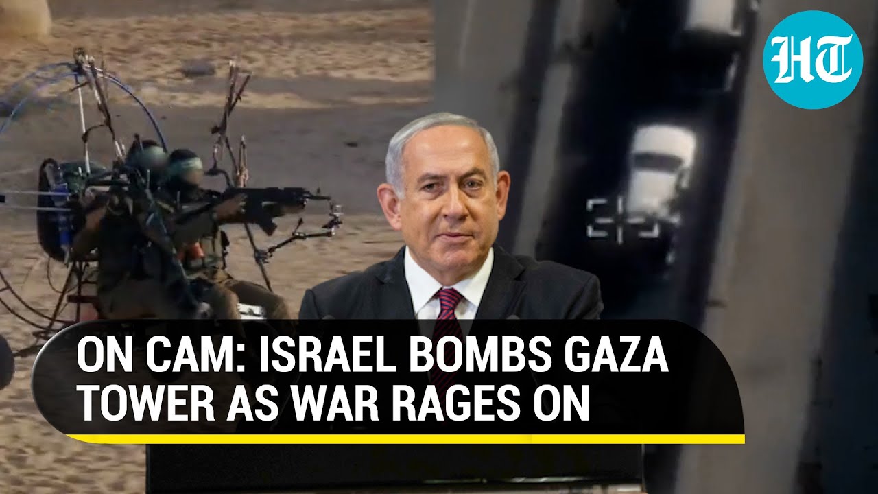 Hamas Fighters Descend On Israel Using Hang Gliders; Israelis Begin 'Operation Iron Swords'
