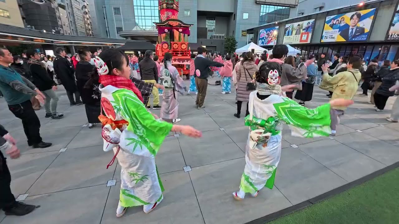 らんまん踊り　赤坂茜彩「江戸盆踊り」３　2026年3月8日　TBS赤坂サカス広場　東京都港区