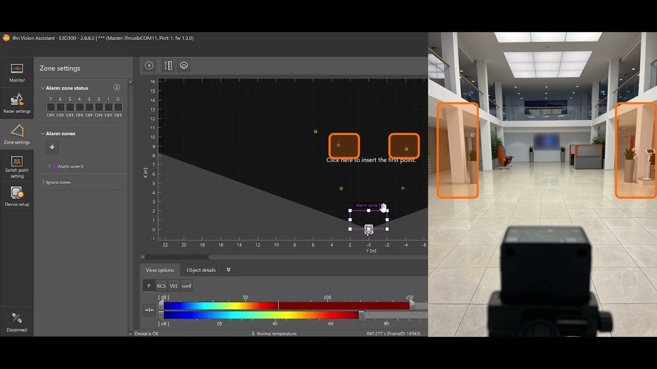 R2D How-to: 3D Area monitoring parametrization