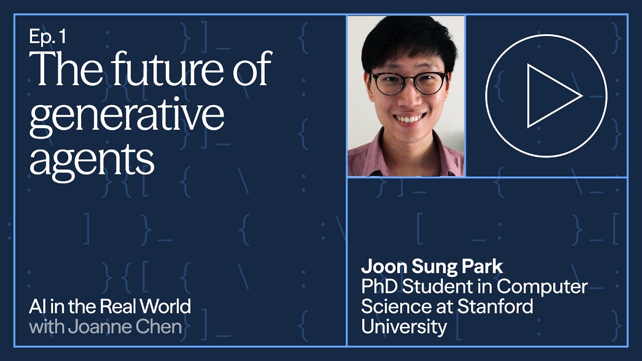 The Future of Generative AI Agents with Joon Sung Park