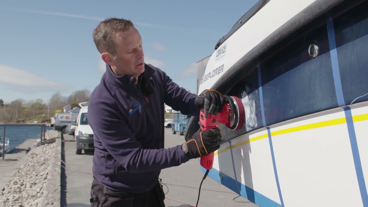 Råd og tips for rubbing av gelcoaten på båten