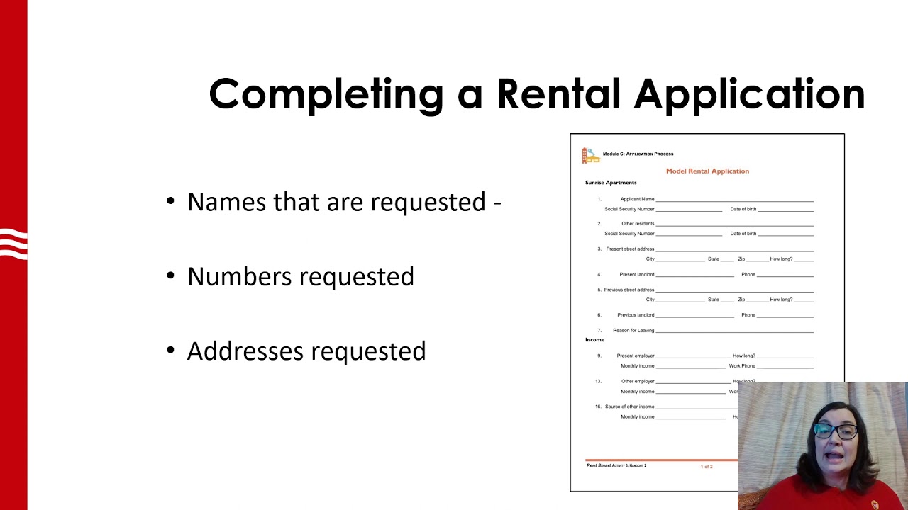 Mindful Money Moments #48: The Rental Application Process