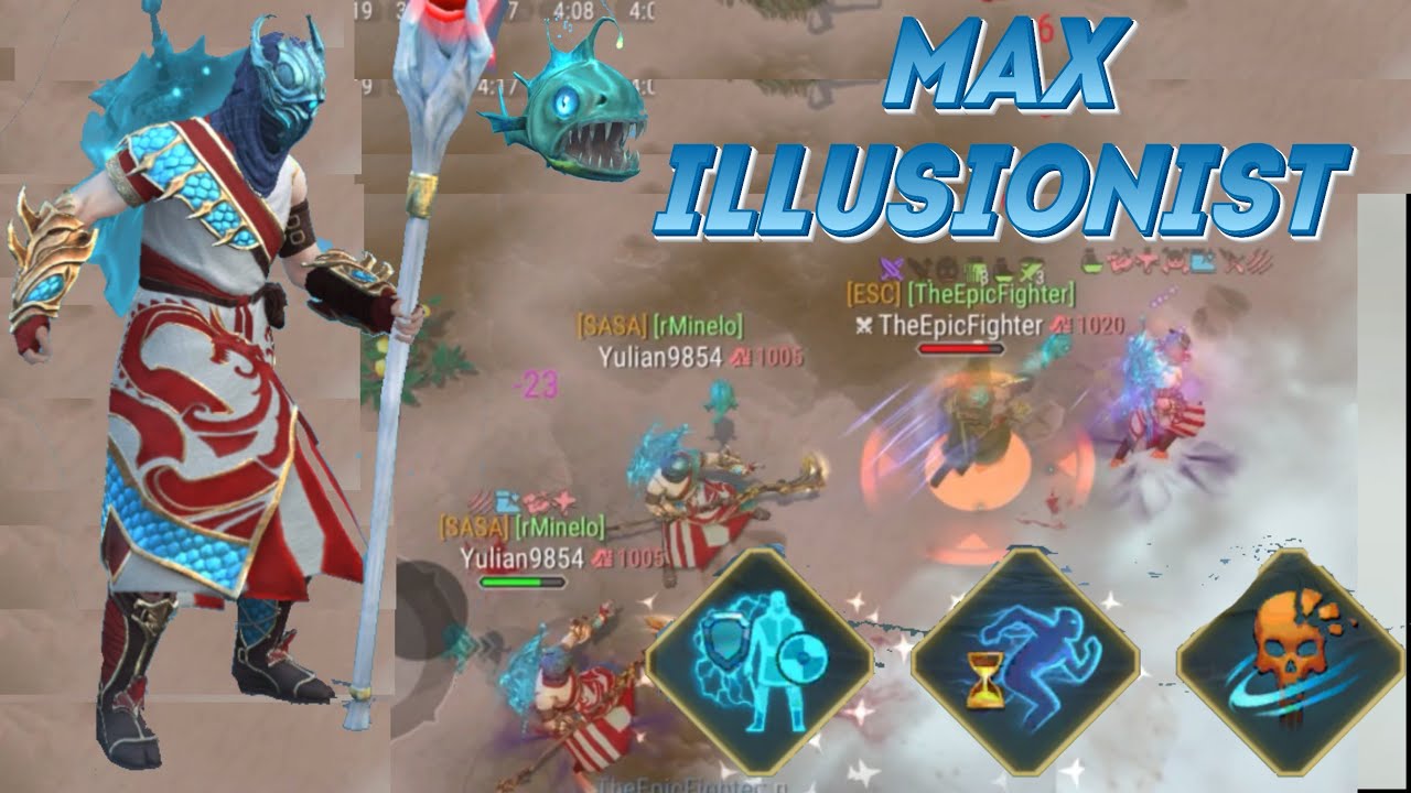 MAX Illusionist + Anglerfish PVP In Frostborn | OBT TESTING 