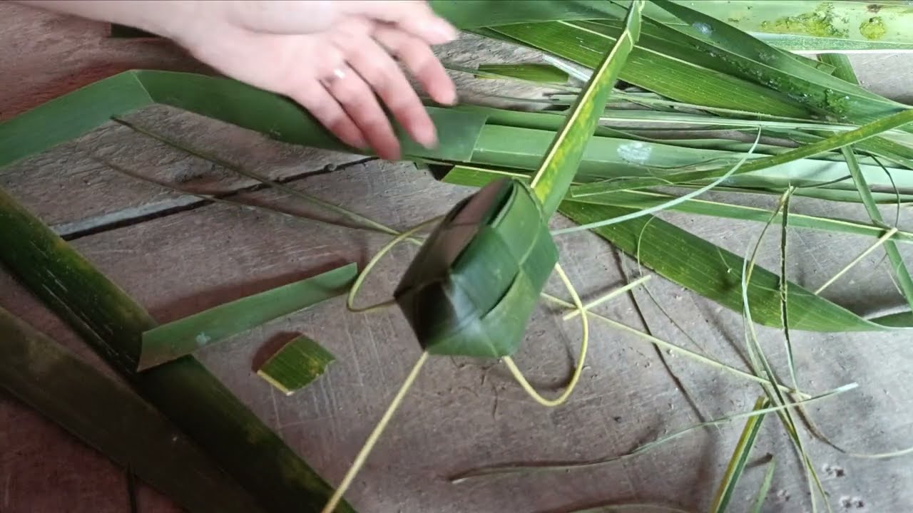Hướng dẫn cách làm máy bay bằng lá dừa rất dễ làm