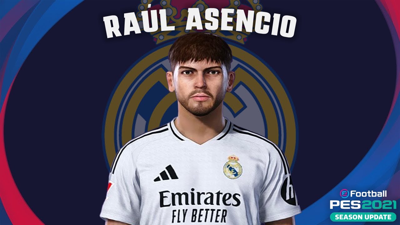 Raúl Asencio🇪🇸 (Real Madrid) How to create in Pes 2021