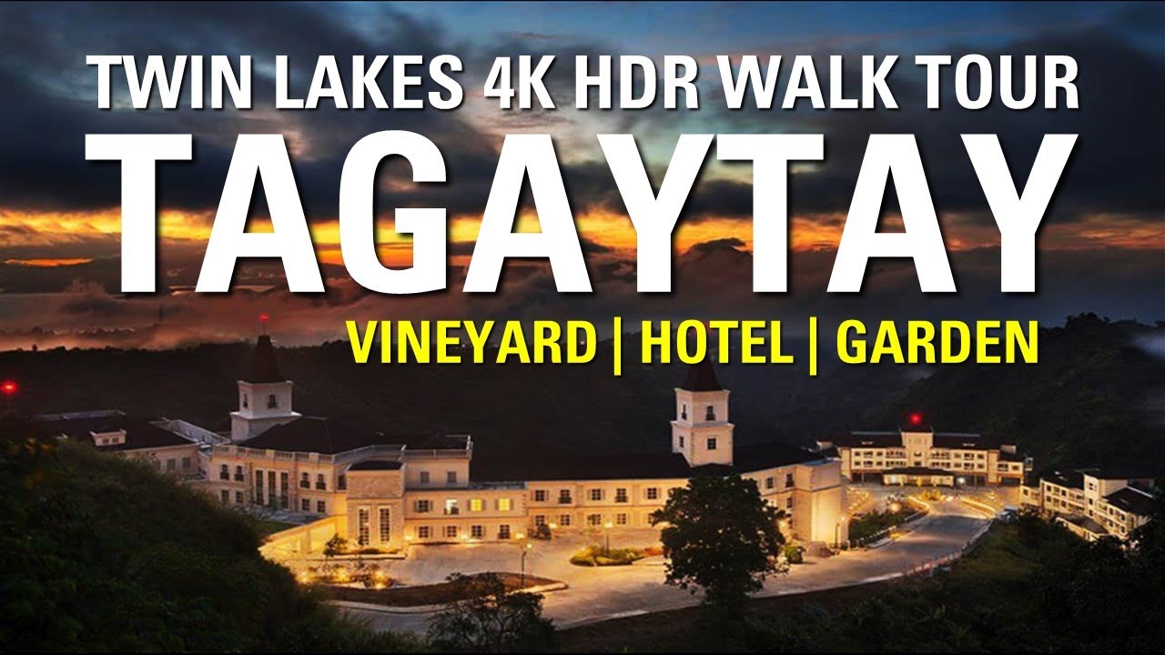 Twin Lakes Tagaytay | THE PHILIPPINES' FIRST AND BIGGEST VINEYARD | Full Walk Tour [4K HDR] 🇵🇭