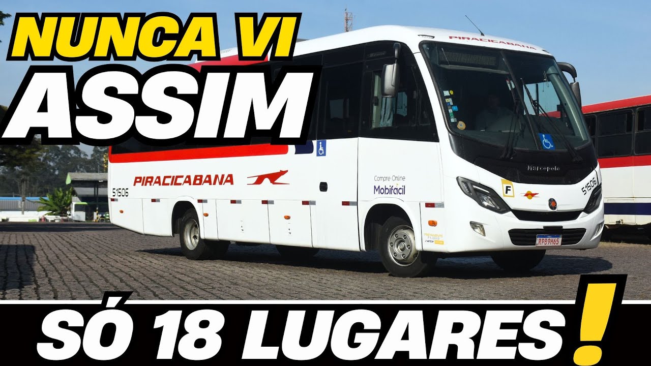 ESSE &Eacute; O MICRO &Ocirc;NIBUS MAIS CONFORT&Aacute;VEL DO BRASIL? VIA&Ccedil;&Atilde;O PIRACICABANA