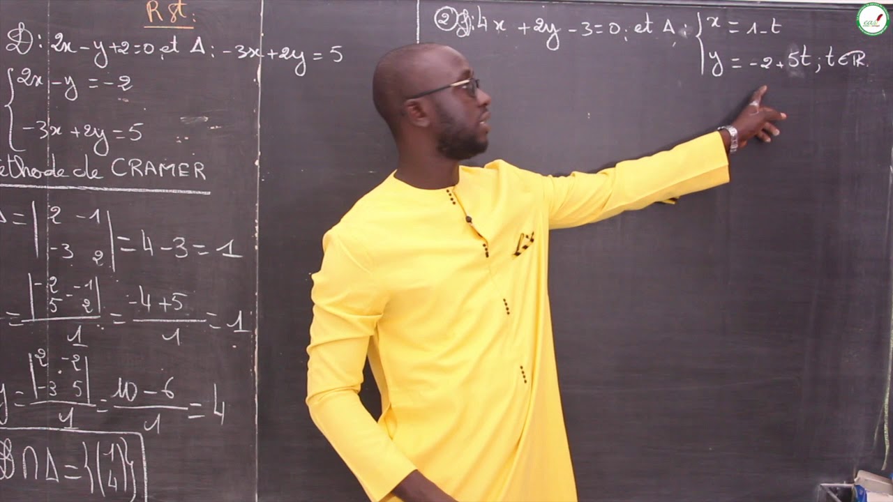 Exercices - Seconde S - Mathématiques : Synthèse / Repérage dans le plan / Suite 2 / M. Kâ
