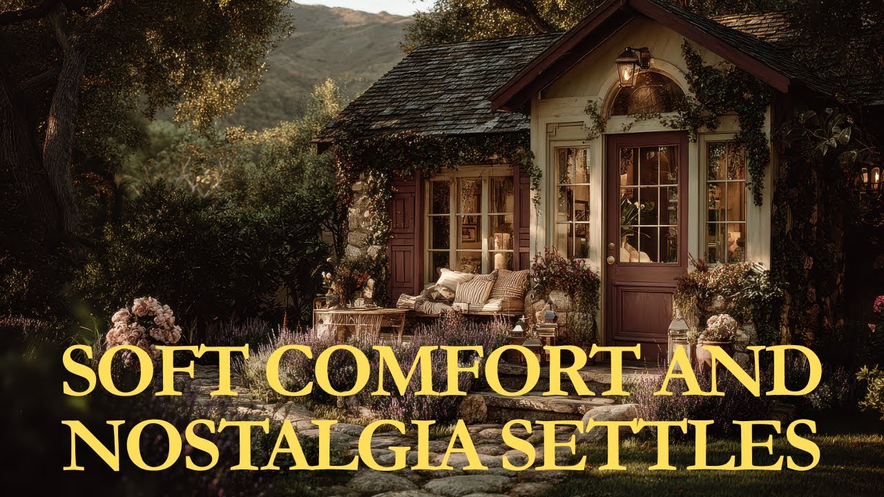 Wildflower Rose & Dusty Plum Cottage Aesthetic | Soft Light with Florals & Shabby Chic Comfort