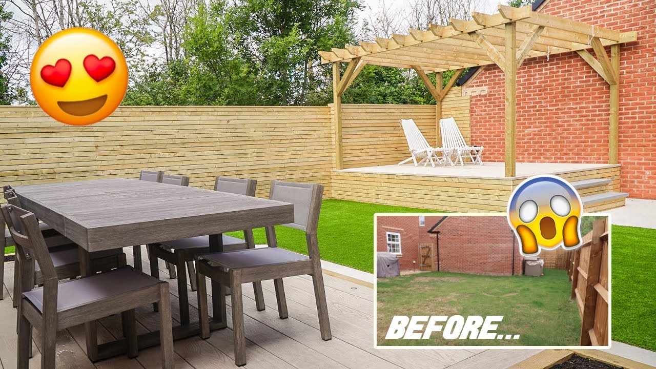 HUGE Modern Garden Transformation | UK Garden Tour | Elle Darby