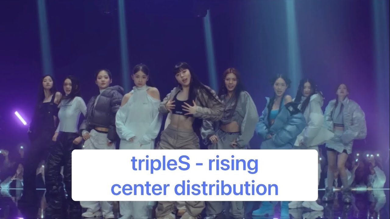tripleS - rising - center distribution