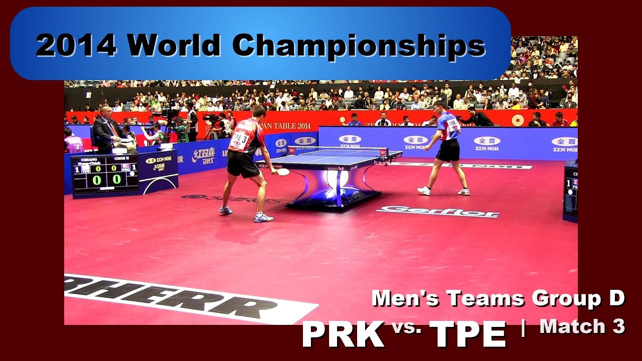 2014 WTTC Men's Team - Group D: PRK - TPE Match 3: Choe Il v Chiang Hung-Chieh