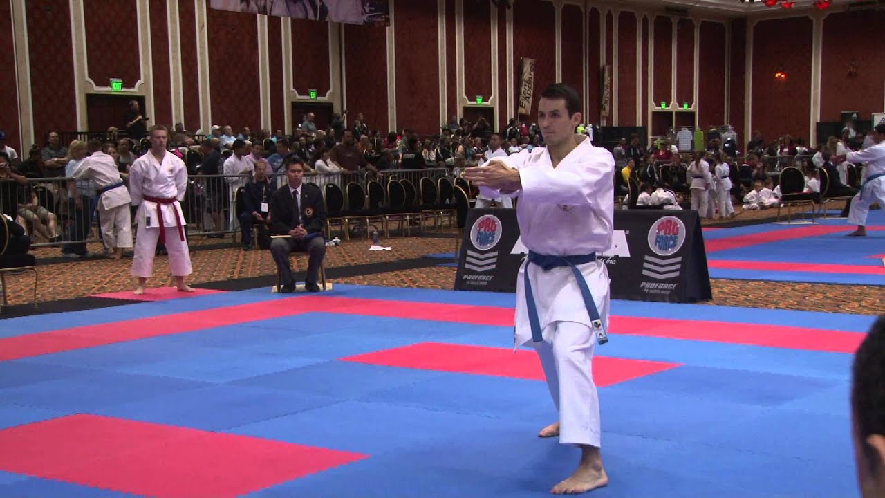 2014 USANKF Nationals 18 34 Male Elite Kata Tom Scott 1