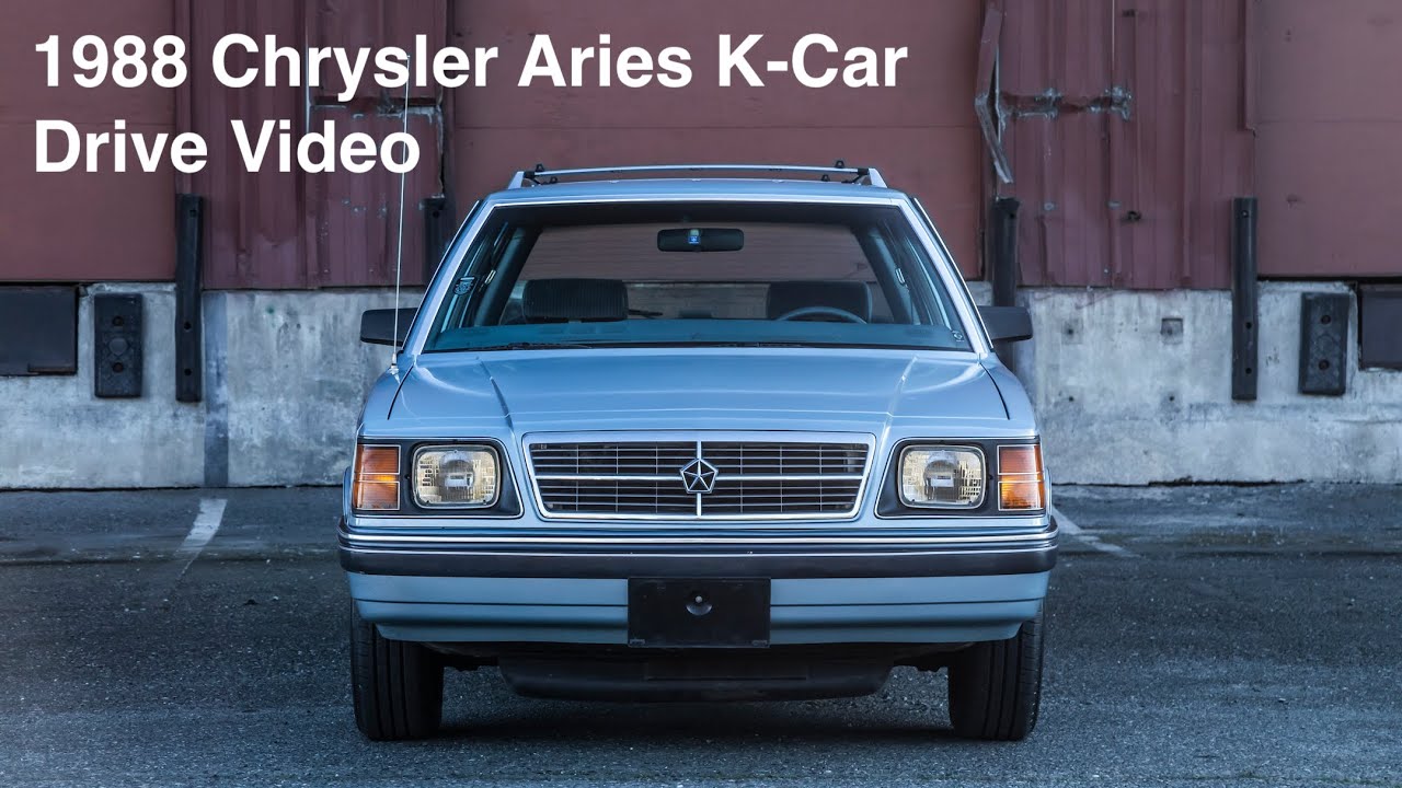 1988 Dodge Aries LE K Wagon ~ Drive Video