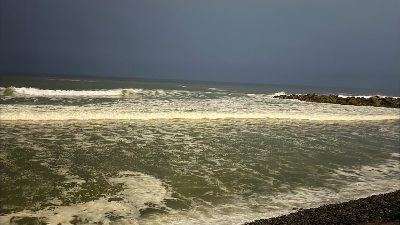 🌊 Real ocean waves at sunrise | 1 hour of natural sound for sleep (4K)