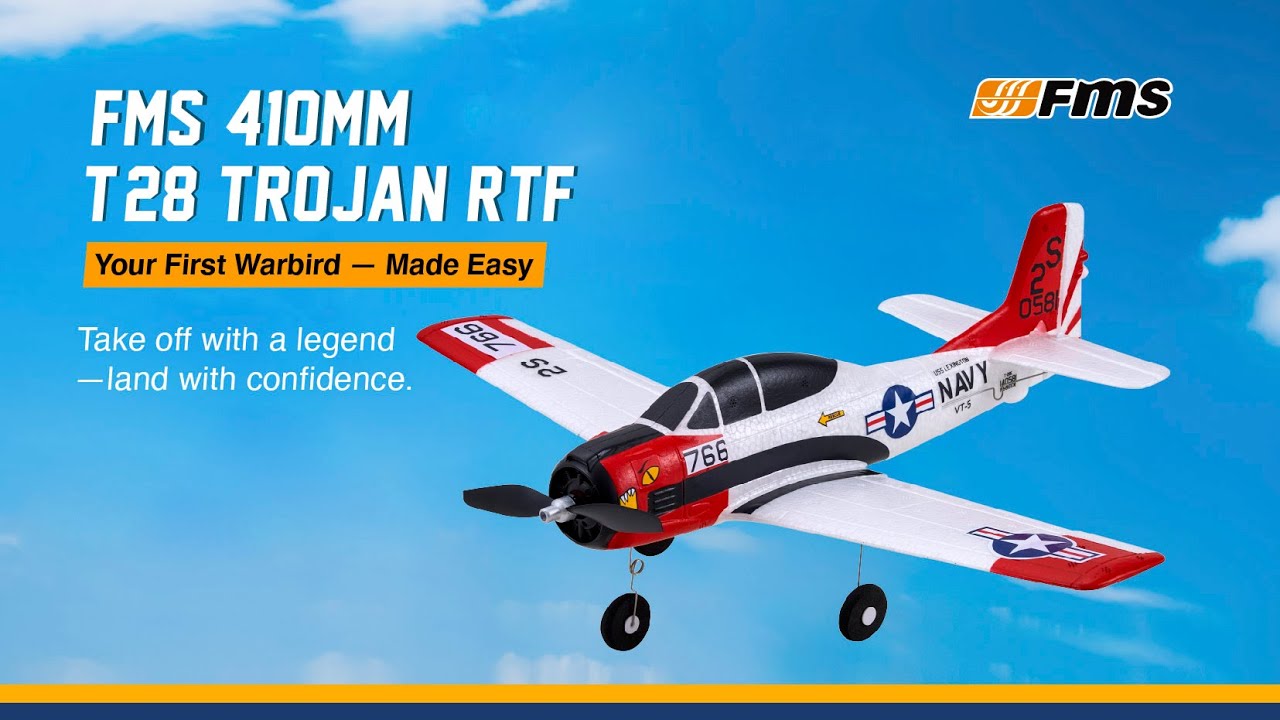 FMS 410mm T-28 Trojan RTF