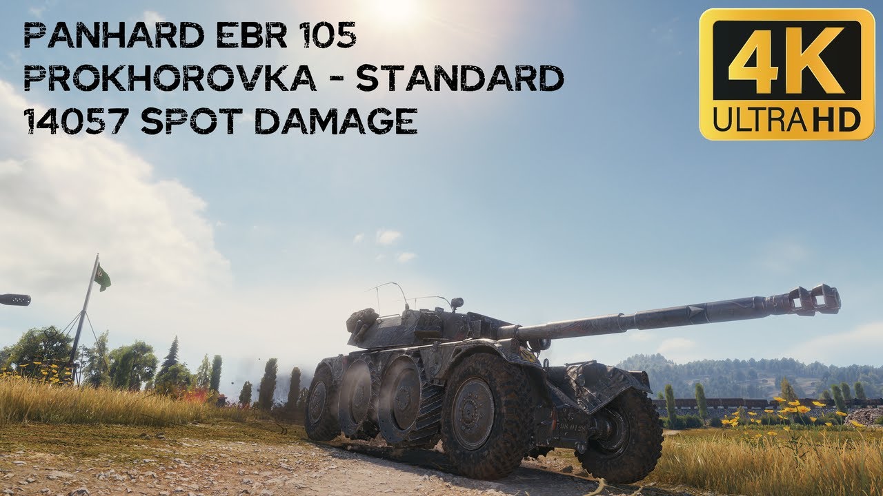 Panhard EBR 105 14,1k damage 2 frags on Prokhorovka - World of Tanks