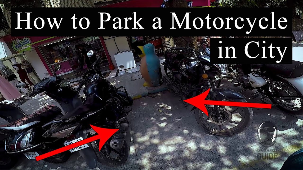 How to Park a Motorcycle in City | PraksBikersGuide