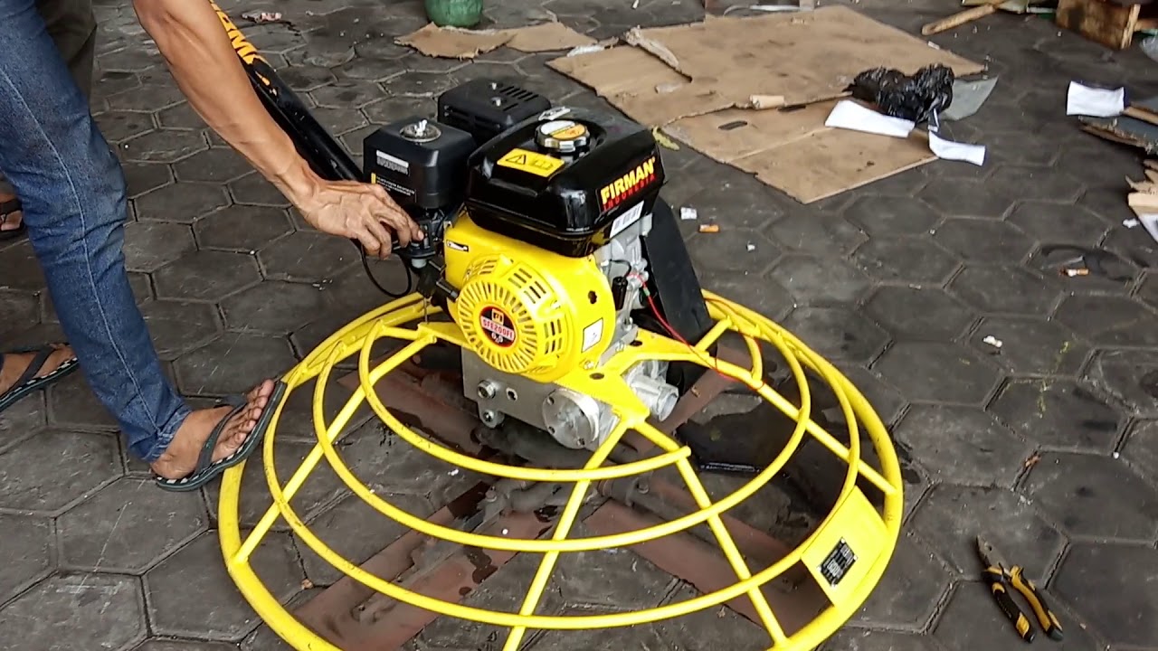 TROWEL FIRMAN, mesin penghalus permukaan beton