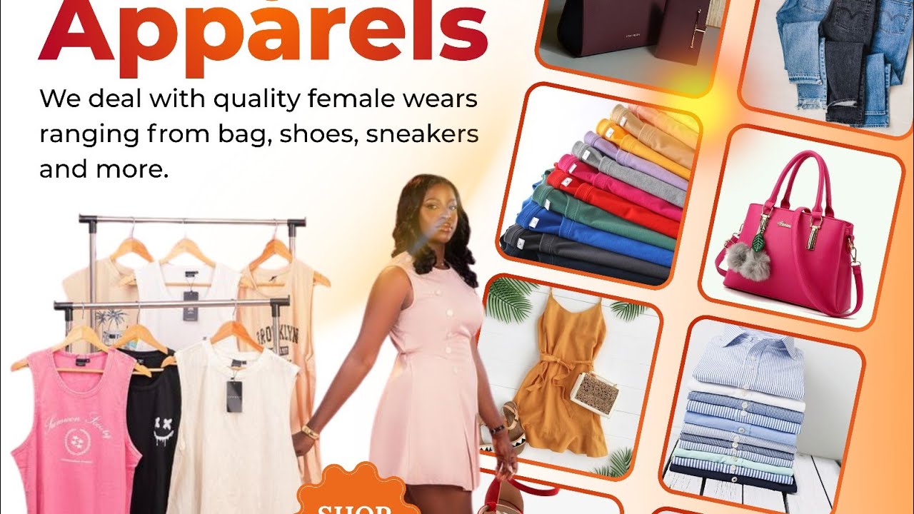 Part 4____Day 3 (How to create a cloth brand advert flyer)part 1