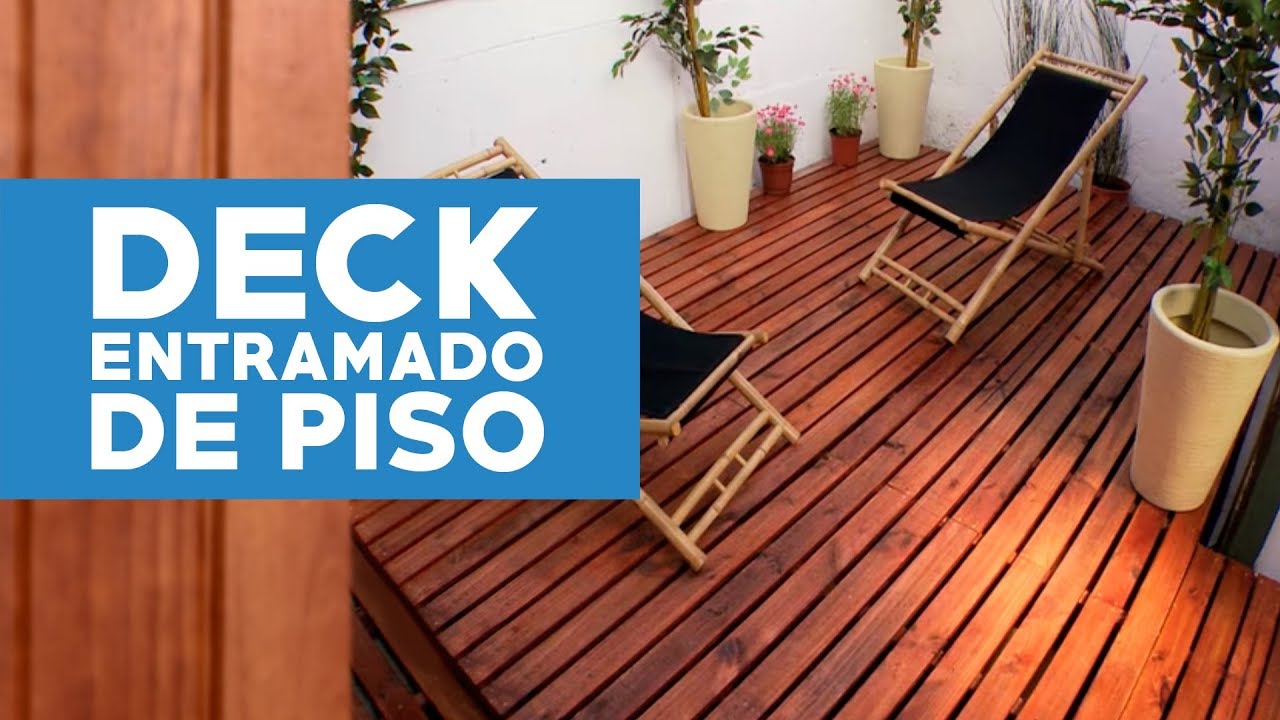 &iquest;C&oacute;mo construir un deck o entramado de piso?