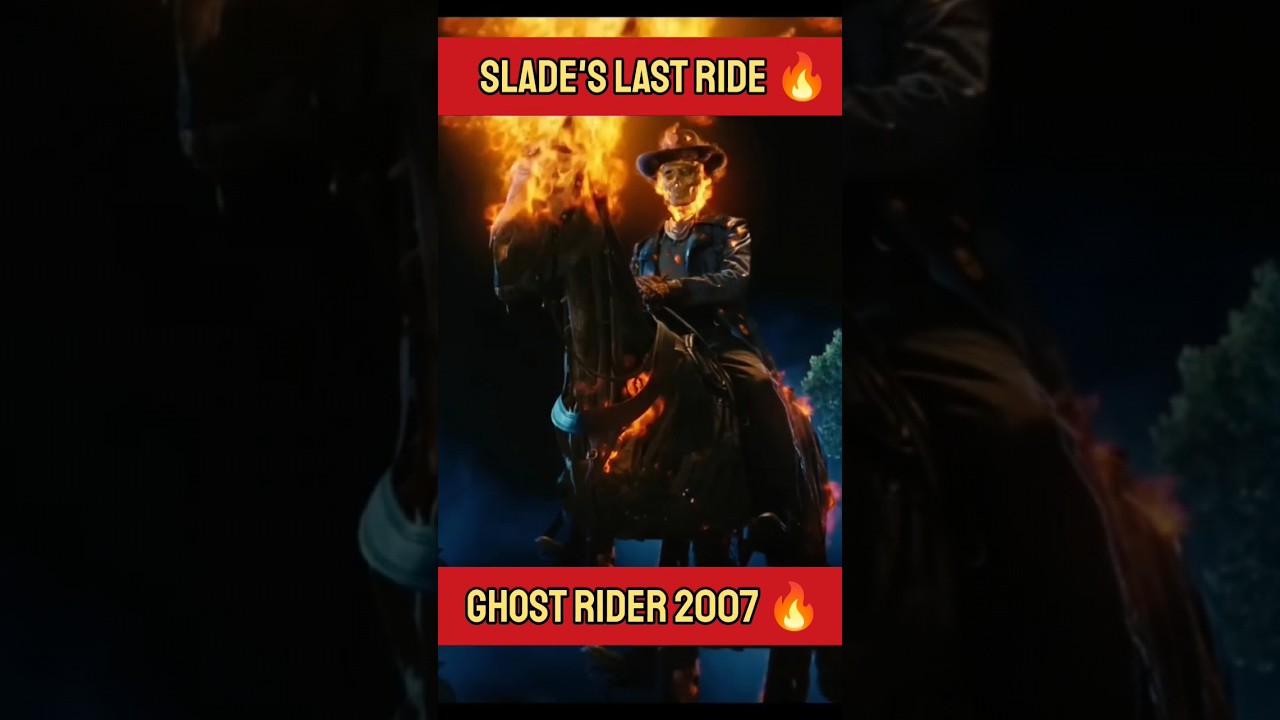 Carter Slade's Last Ride 🔥 Ghost Rider 2007 Edit #ghostrider #fire #nicolascage